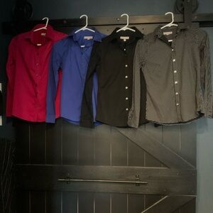 Banana Republic Women’s Dress Shirts - Bundle of 4